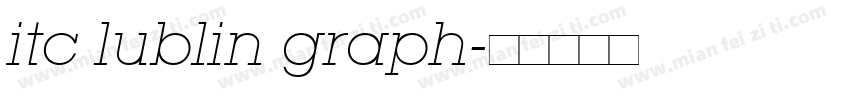 itc lublin graph字体转换
